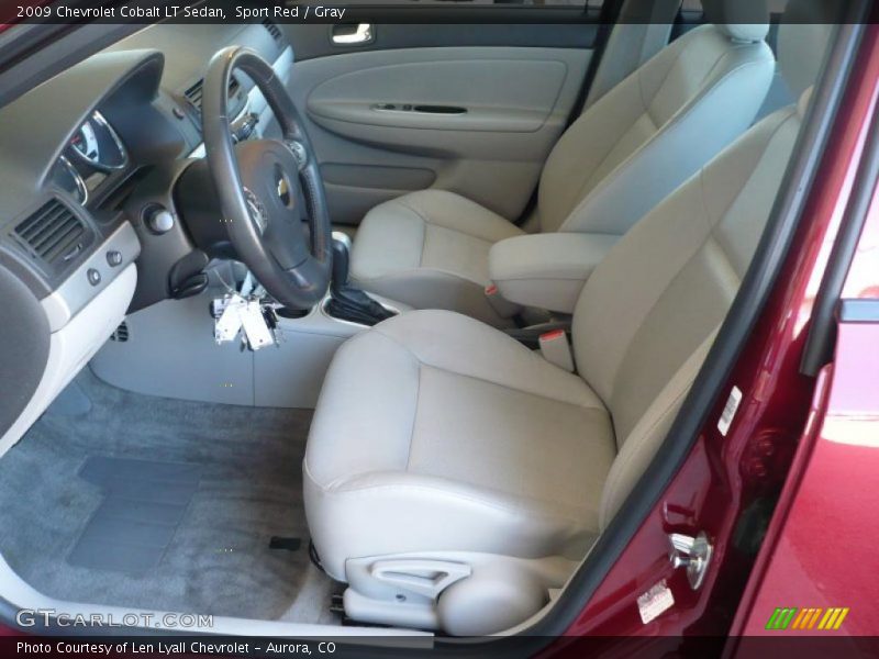 Sport Red / Gray 2009 Chevrolet Cobalt LT Sedan