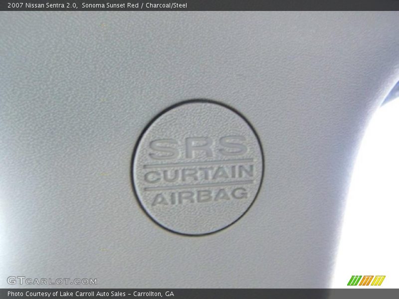 Sonoma Sunset Red / Charcoal/Steel 2007 Nissan Sentra 2.0