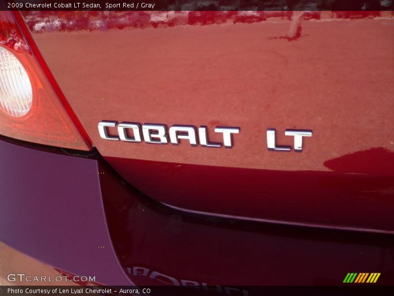 Sport Red / Gray 2009 Chevrolet Cobalt LT Sedan