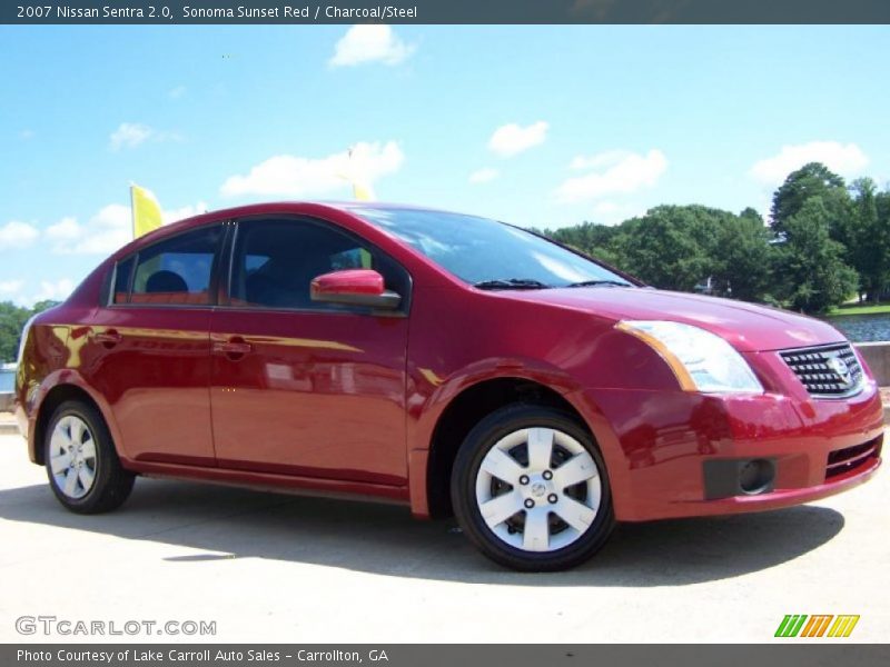 Sonoma Sunset Red / Charcoal/Steel 2007 Nissan Sentra 2.0