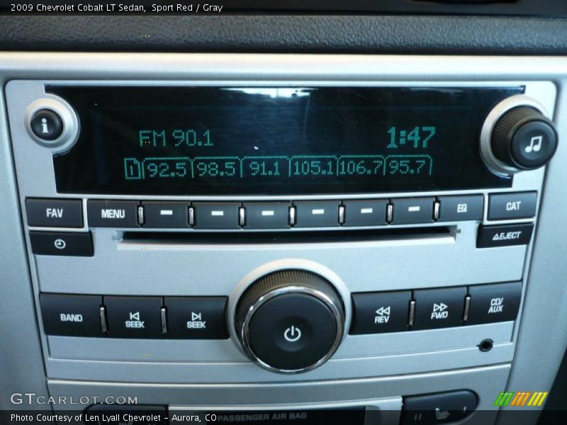Sport Red / Gray 2009 Chevrolet Cobalt LT Sedan