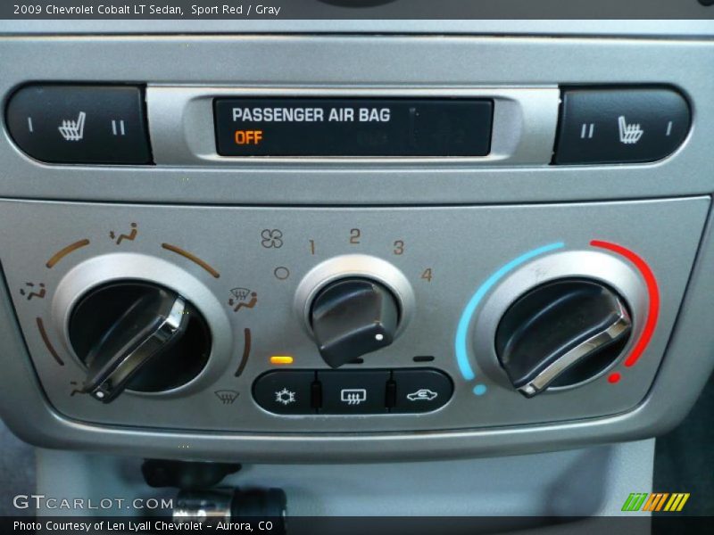 Sport Red / Gray 2009 Chevrolet Cobalt LT Sedan