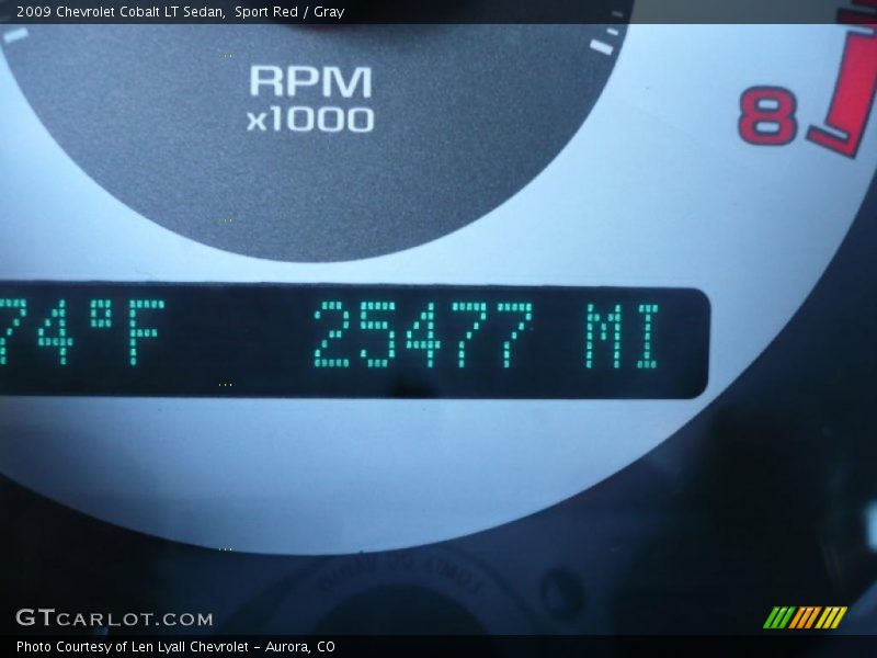 Sport Red / Gray 2009 Chevrolet Cobalt LT Sedan