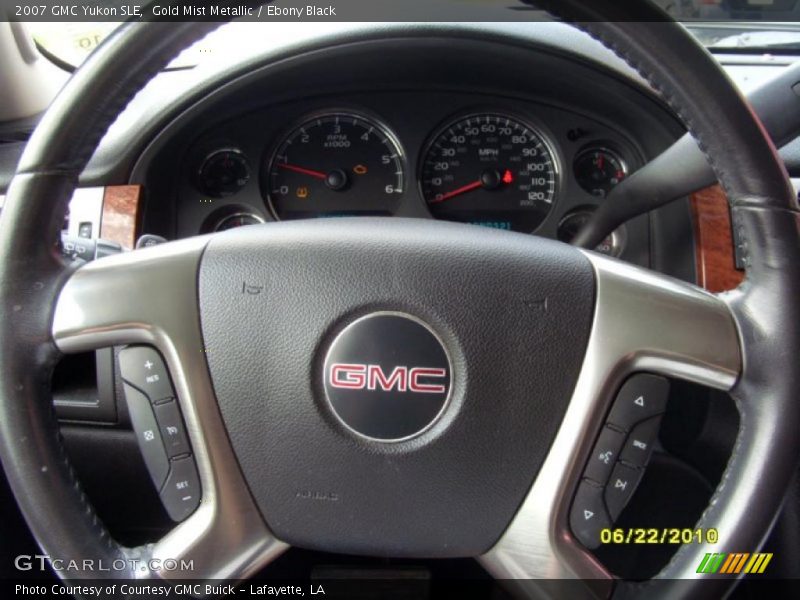 Gold Mist Metallic / Ebony Black 2007 GMC Yukon SLE