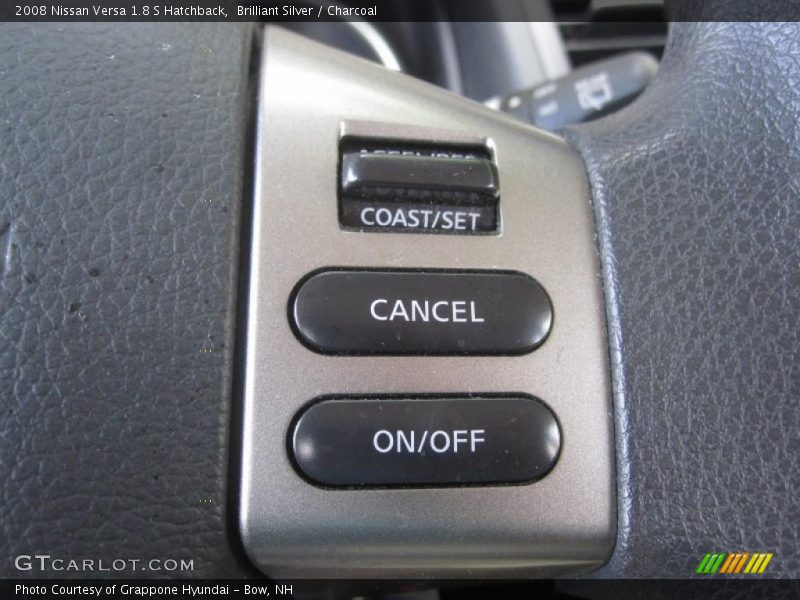 Brilliant Silver / Charcoal 2008 Nissan Versa 1.8 S Hatchback