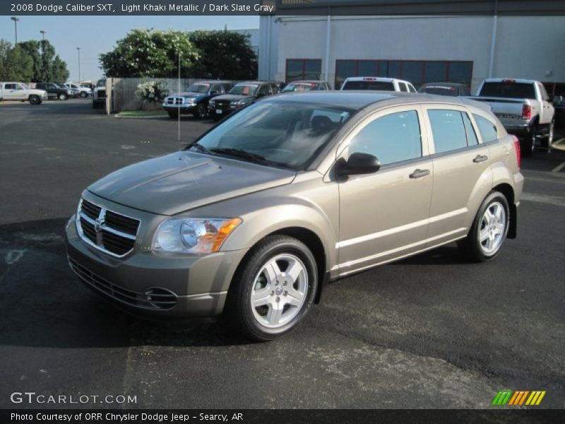 Light Khaki Metallic / Dark Slate Gray 2008 Dodge Caliber SXT