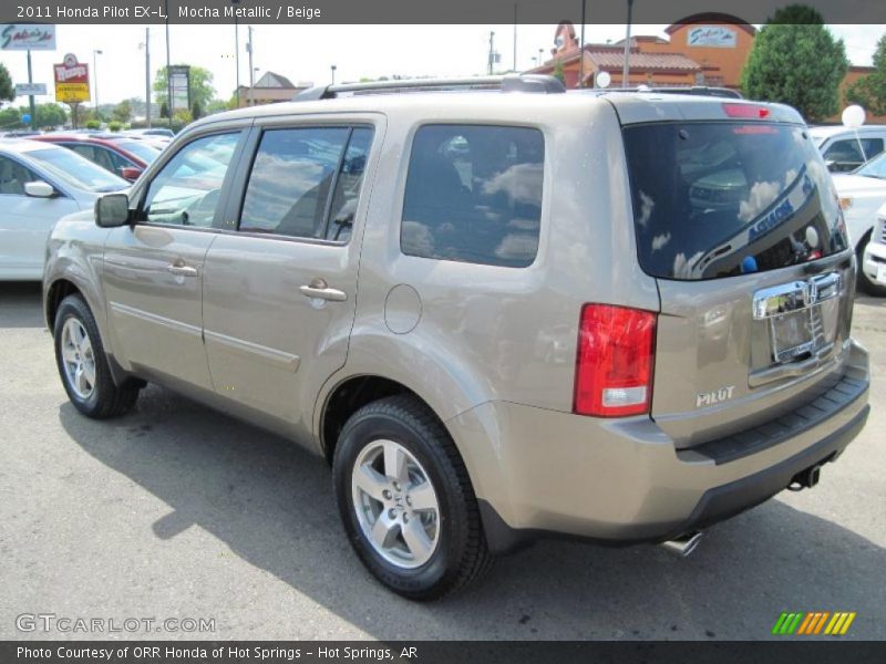Mocha Metallic / Beige 2011 Honda Pilot EX-L