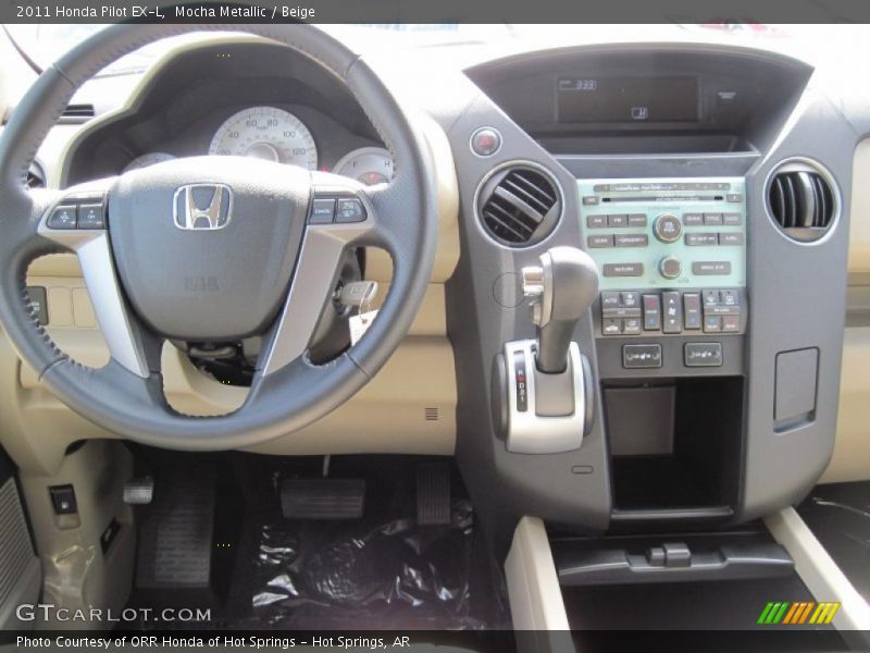 Mocha Metallic / Beige 2011 Honda Pilot EX-L