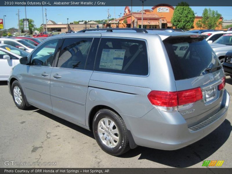 Alabaster Silver Metallic / Gray 2010 Honda Odyssey EX-L