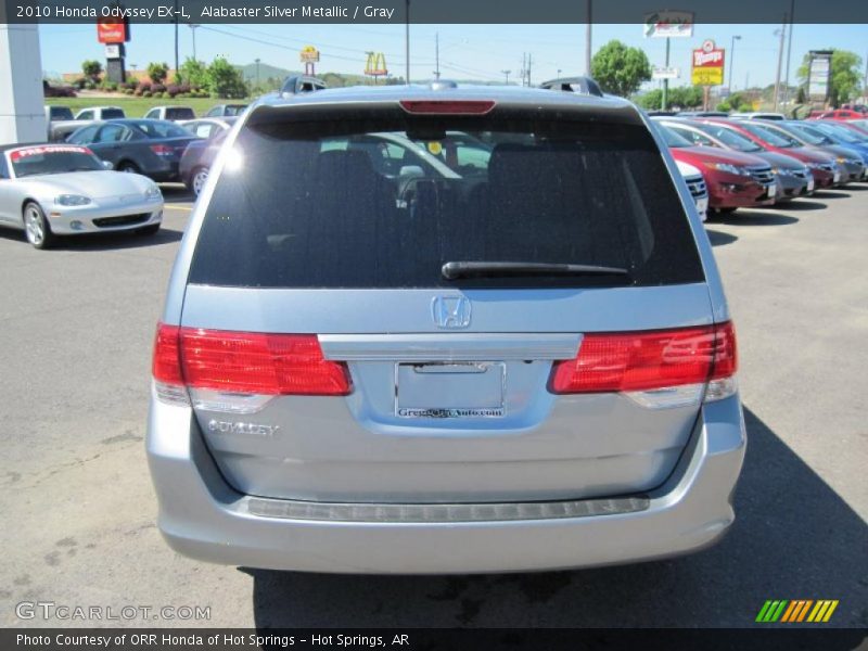 Alabaster Silver Metallic / Gray 2010 Honda Odyssey EX-L