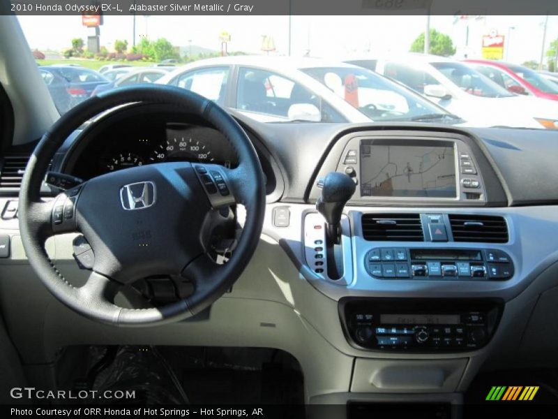 Alabaster Silver Metallic / Gray 2010 Honda Odyssey EX-L