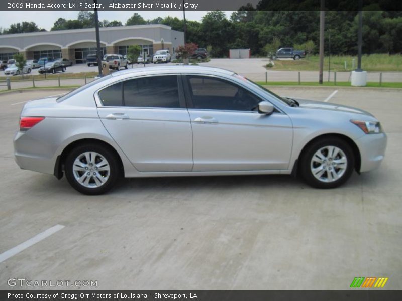 Alabaster Silver Metallic / Gray 2009 Honda Accord LX-P Sedan