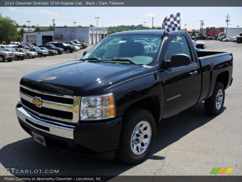 Black / Dark Titanium 2010 Chevrolet Silverado 1500 Regular Cab