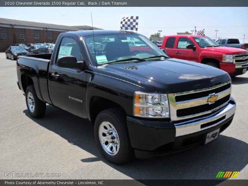 Black / Dark Titanium 2010 Chevrolet Silverado 1500 Regular Cab