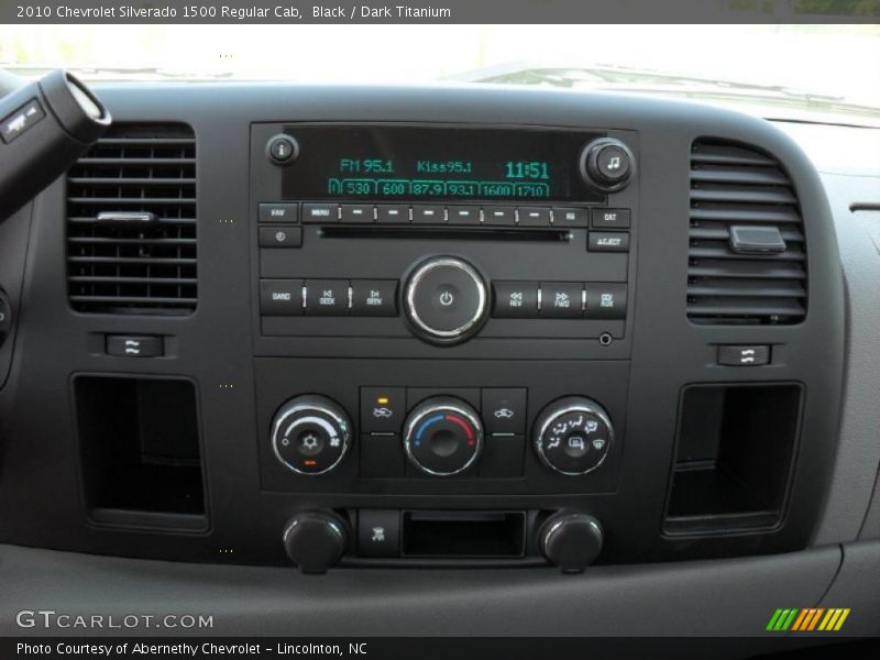 Black / Dark Titanium 2010 Chevrolet Silverado 1500 Regular Cab