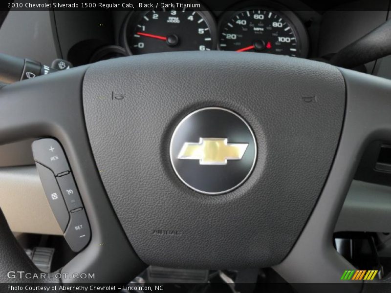 Black / Dark Titanium 2010 Chevrolet Silverado 1500 Regular Cab