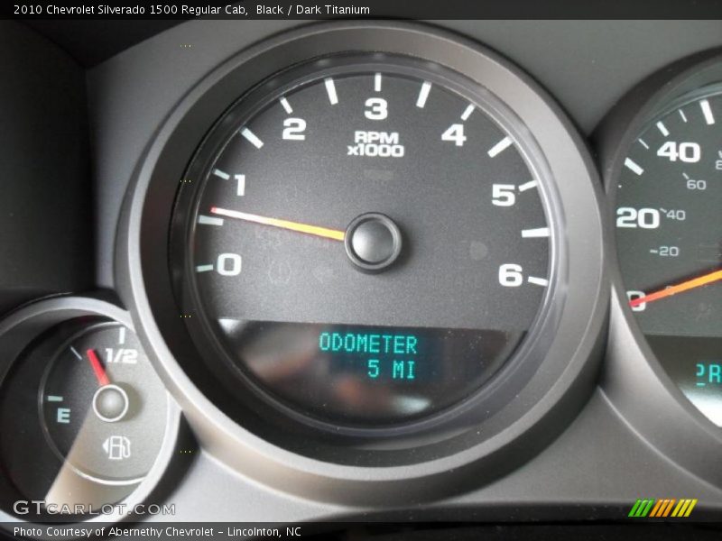 Black / Dark Titanium 2010 Chevrolet Silverado 1500 Regular Cab