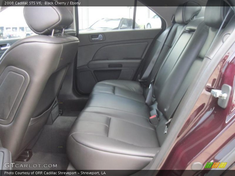 Black Cherry / Ebony 2008 Cadillac STS V6