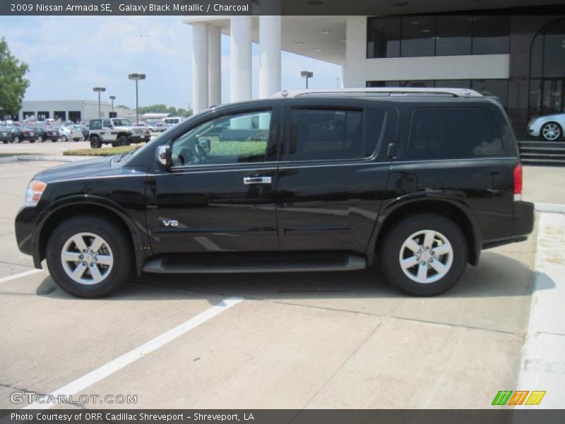 Galaxy Black Metallic / Charcoal 2009 Nissan Armada SE