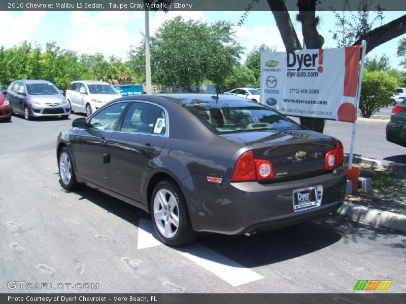 Taupe Gray Metallic / Ebony 2010 Chevrolet Malibu LS Sedan