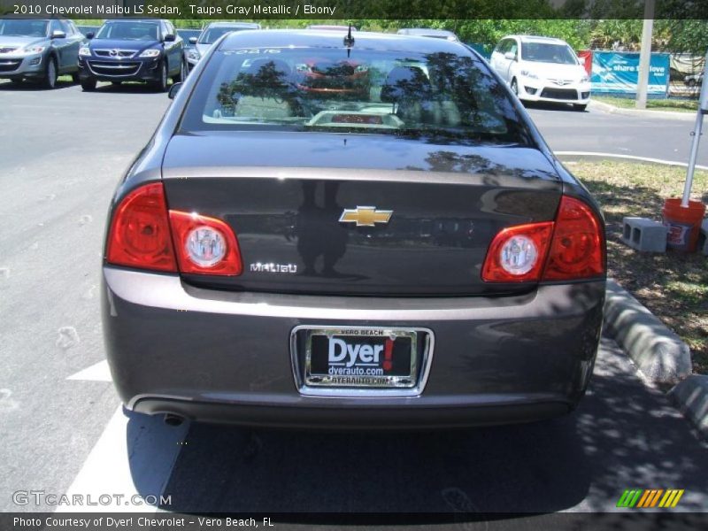 Taupe Gray Metallic / Ebony 2010 Chevrolet Malibu LS Sedan