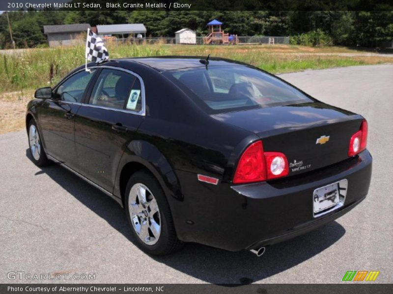 Black Granite Metallic / Ebony 2010 Chevrolet Malibu LT Sedan