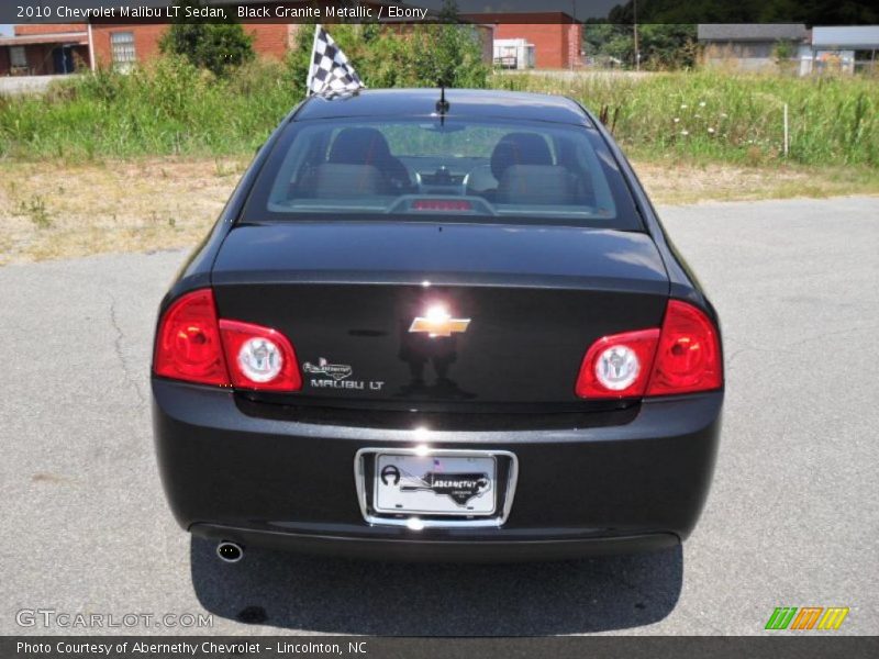 Black Granite Metallic / Ebony 2010 Chevrolet Malibu LT Sedan