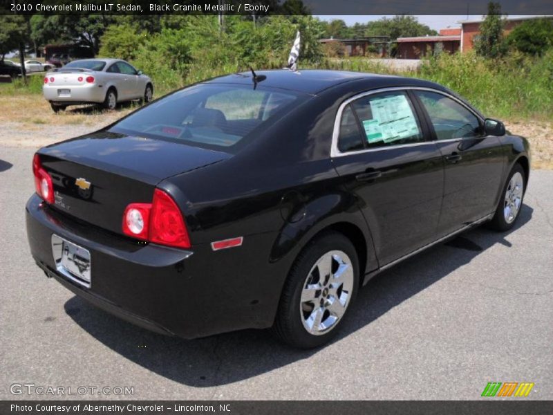 Black Granite Metallic / Ebony 2010 Chevrolet Malibu LT Sedan