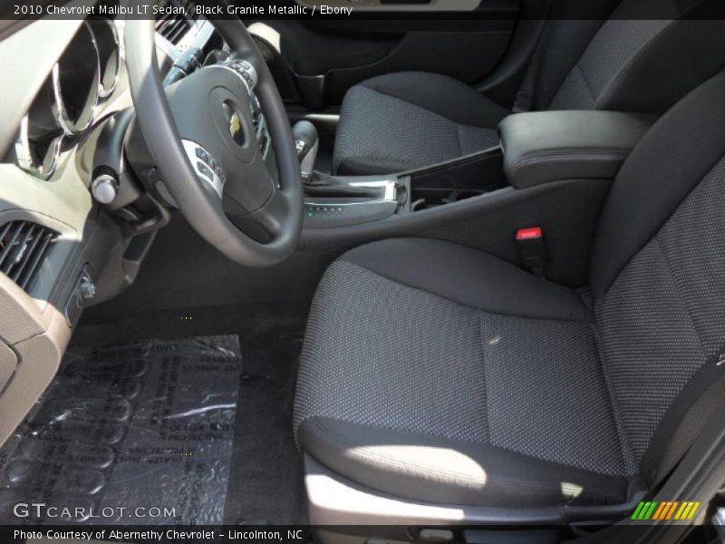 Black Granite Metallic / Ebony 2010 Chevrolet Malibu LT Sedan