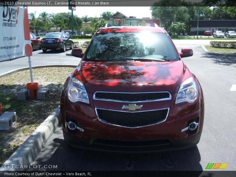 Cardinal Red Metallic / Jet Black 2010 Chevrolet Equinox LT