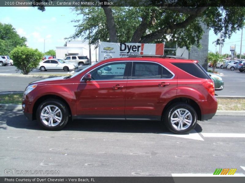 Cardinal Red Metallic / Jet Black 2010 Chevrolet Equinox LT