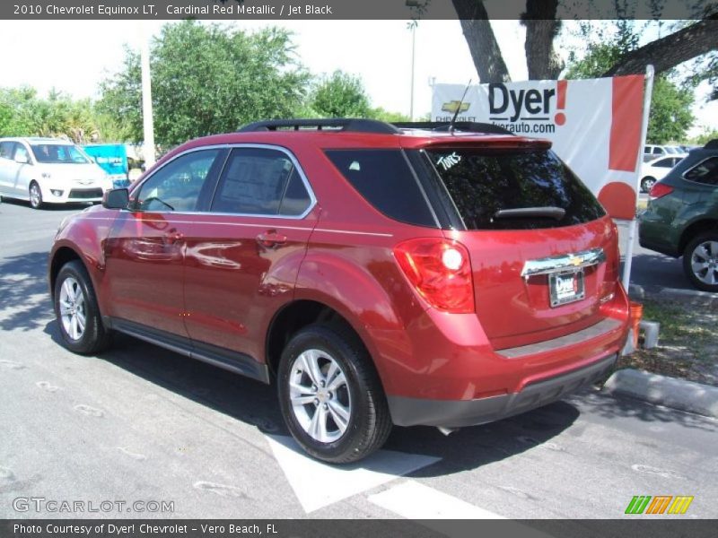 Cardinal Red Metallic / Jet Black 2010 Chevrolet Equinox LT