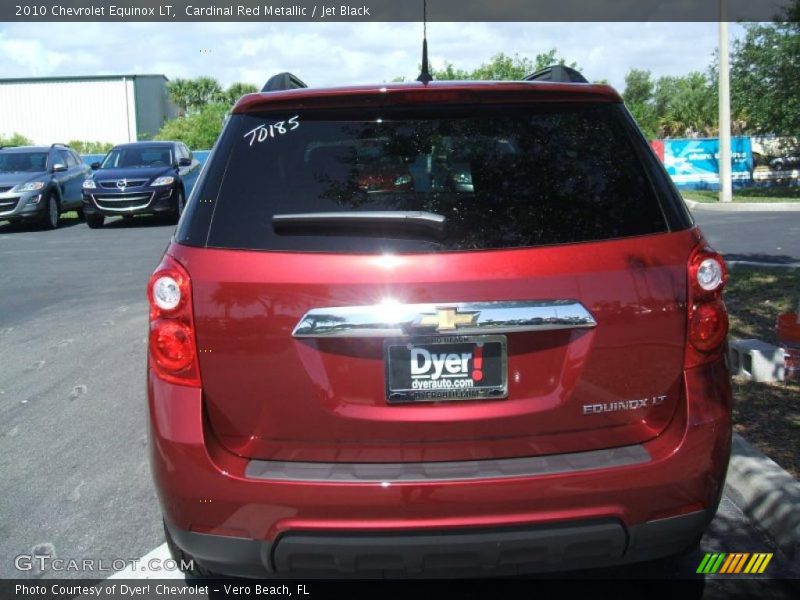 Cardinal Red Metallic / Jet Black 2010 Chevrolet Equinox LT