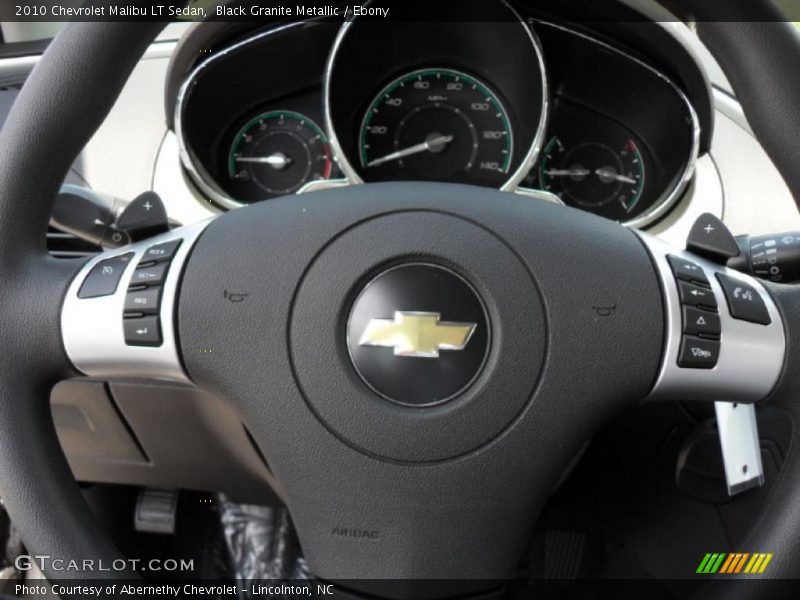 Black Granite Metallic / Ebony 2010 Chevrolet Malibu LT Sedan