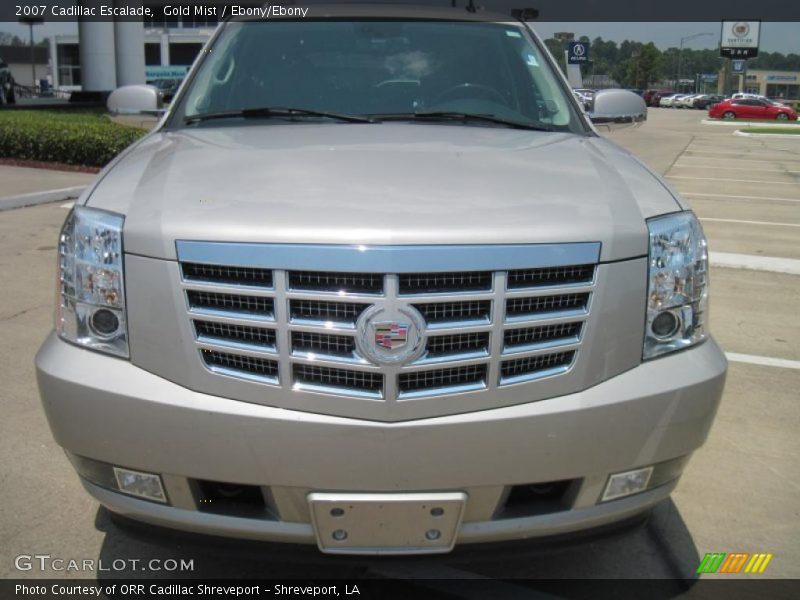 Gold Mist / Ebony/Ebony 2007 Cadillac Escalade
