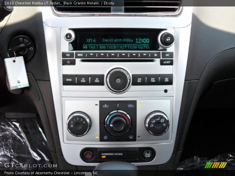 Black Granite Metallic / Ebony 2010 Chevrolet Malibu LT Sedan
