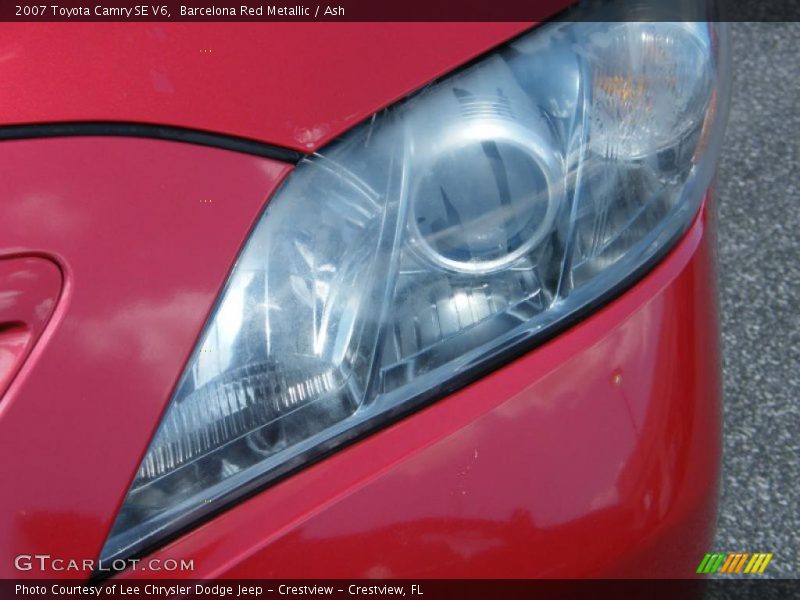Barcelona Red Metallic / Ash 2007 Toyota Camry SE V6