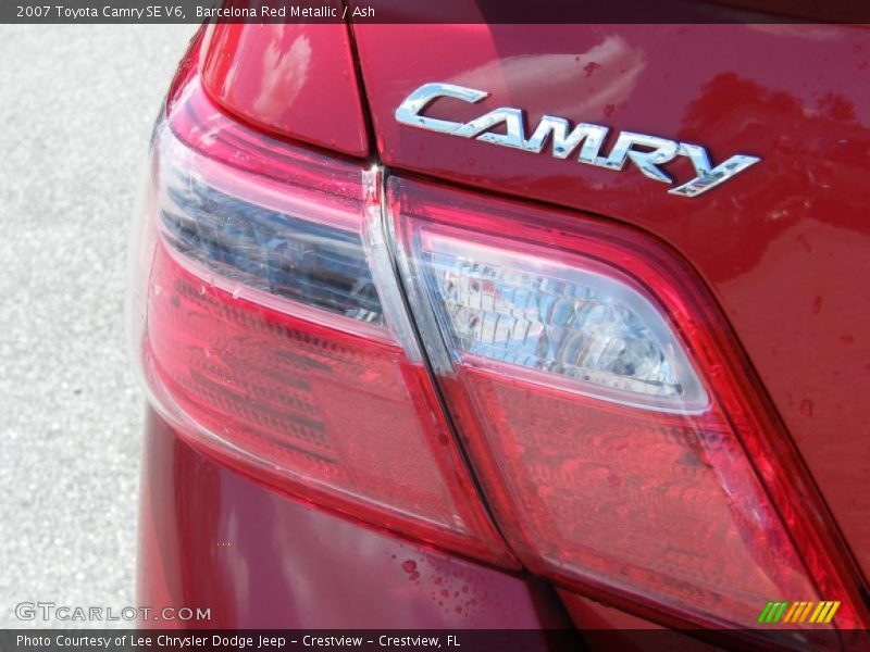 Barcelona Red Metallic / Ash 2007 Toyota Camry SE V6