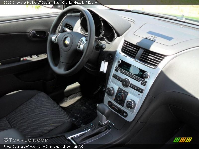 Black Granite Metallic / Ebony 2010 Chevrolet Malibu LT Sedan