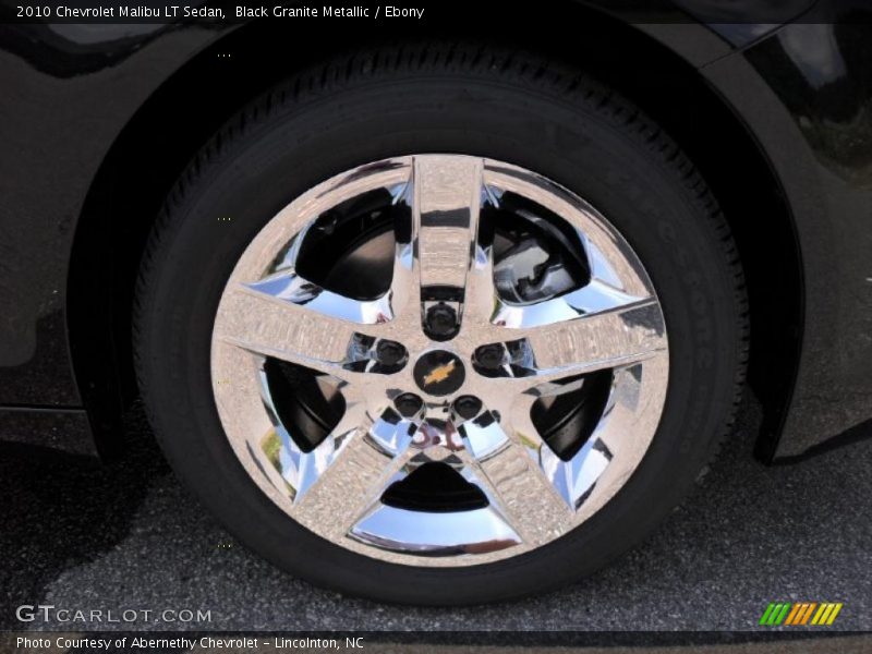 Black Granite Metallic / Ebony 2010 Chevrolet Malibu LT Sedan
