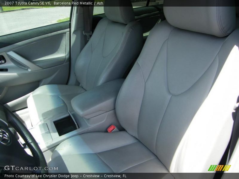 Barcelona Red Metallic / Ash 2007 Toyota Camry SE V6