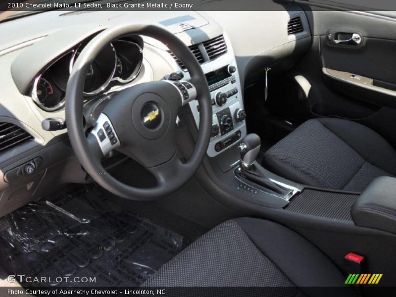 Black Granite Metallic / Ebony 2010 Chevrolet Malibu LT Sedan
