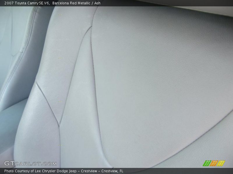 Barcelona Red Metallic / Ash 2007 Toyota Camry SE V6