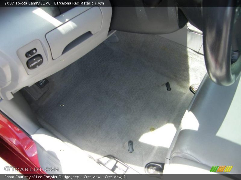 Barcelona Red Metallic / Ash 2007 Toyota Camry SE V6