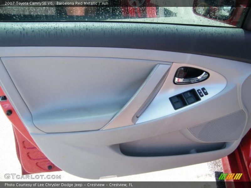 Barcelona Red Metallic / Ash 2007 Toyota Camry SE V6