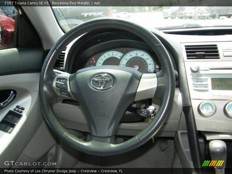 Barcelona Red Metallic / Ash 2007 Toyota Camry SE V6