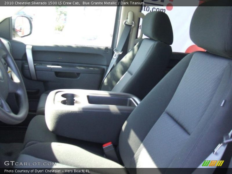 Blue Granite Metallic / Dark Titanium 2010 Chevrolet Silverado 1500 LS Crew Cab