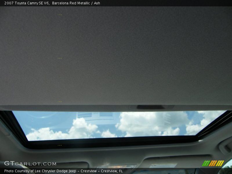 Barcelona Red Metallic / Ash 2007 Toyota Camry SE V6