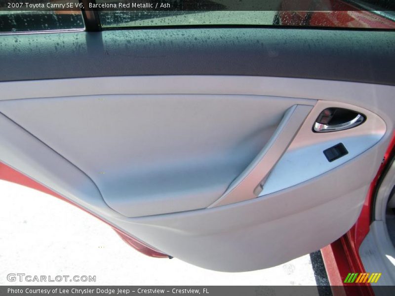 Barcelona Red Metallic / Ash 2007 Toyota Camry SE V6