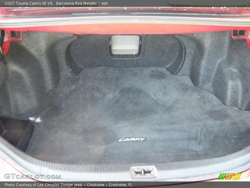 Barcelona Red Metallic / Ash 2007 Toyota Camry SE V6
